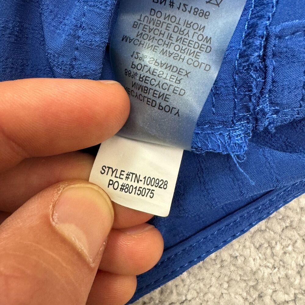 Title Nine Nimblene Athletic Shift Dress Womens XS Royal Blue Sleeveless NWOT - Picture 10 of 16